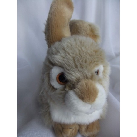 Teddy Hermann - Plüschtier -Hase - ca. 18 cm hoch und ca. 25 cm lang