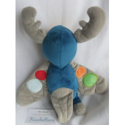 Sigikid - Plüschtier - Gans mit Elchgeweih - blau/gelb/grau - ca. 2...