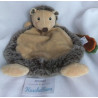 Bieco - Schmusetuch - Igel Piksi mit Knisterblatt - Brauntöne - ca. 25 cm lang