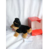 Trudi - Trudini - Plüschtier - Hund / Schäferhund - Brauntöne/schwarz - ca. 13 cm lang und ca. 15 cm hoch