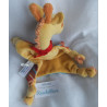 Sigikid - Schmusetuch - Giraffe gelb, bunte Streifen mit rotem Hals...