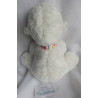 Pusblu - Plüschtier - Eisbär weiß mit buntem Schal - ca. 25 cm lang und ca. 17 cm hoch