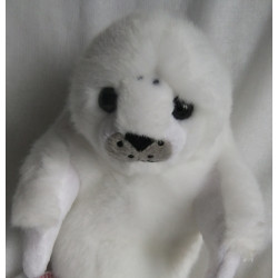 Trudi - Plüschtier -  Robbe Bianca - ca. 21 cm lang liegend und ca. 13 cm hoch