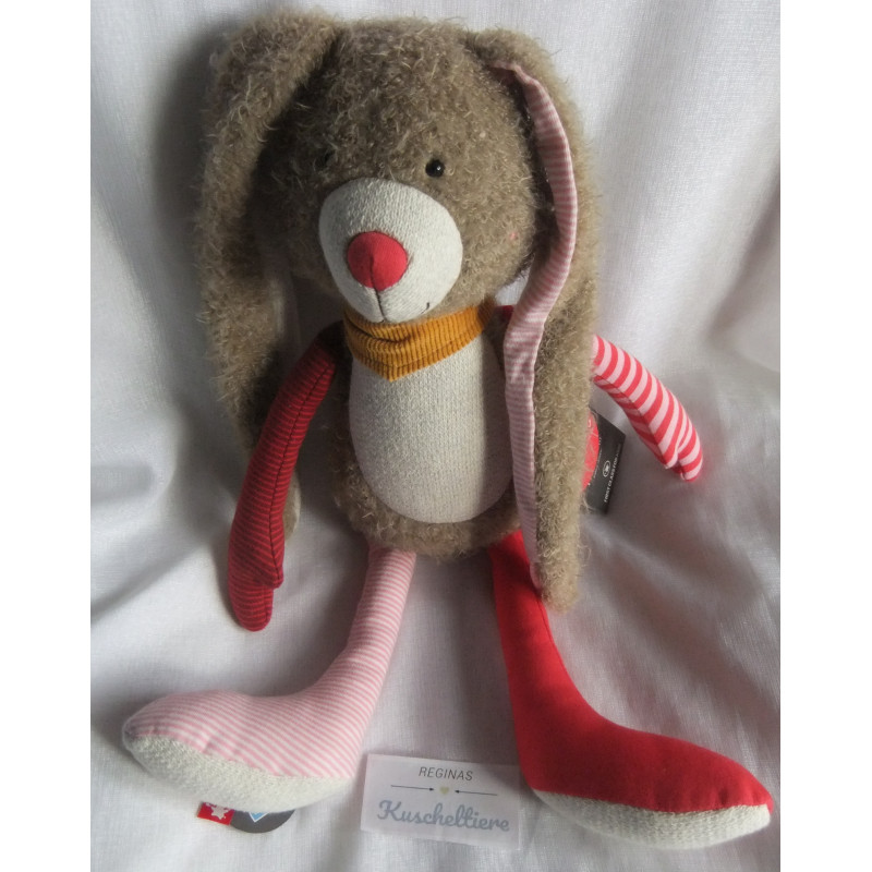 Sigikid - Kuscheltier Spielfigur - Patchwork Sweety Hase mit Halstu...