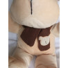 Nicotoy Belgien - Plüschtier - Hund Brauntöne mit Strickschal braun...
