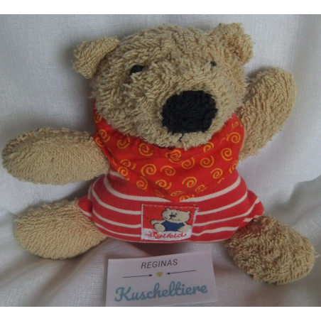 Sigikid - Quietsche - Frottee/Stoff - Bär Smutje - braun, rot-weiß ...