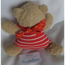 Sigikid - Quietsche - Frottee/Stoff - Bär Smutje - braun, rot-weiß ...