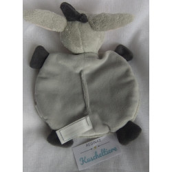 Rossmann - Babywelt - Schmusetuch - Esel grau, rosa mit rotem Herzc...