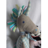 Zwei Depot Kuscheltiere - Depot Stofftier Einhorn und Panda gestrickt mit Tüllrock