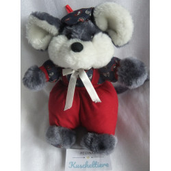 Zwei Plüschtiere - Sparkasse Plüschtier Maus und Tissue Schaf mit H...