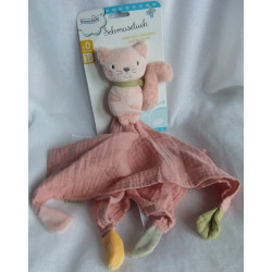 Beauty Baby - Schmusetuch - Katze - Plüsch, Musselin - ca. 32 cm x ...