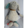 Sigikid - Kuscheltier Spielfigur - Patchwork Sweety Schaf mit Halstuch - ca. 35 cm groß - Schlenker