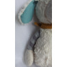 Sigikid - Kuscheltier Spielfigur - Patchwork Sweety Schaf mit Halstuch - ca. 35 cm groß - Schlenker