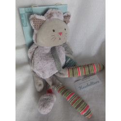 Moulin Roty - Schmusetuch - Les Pachats Katze  - ca. 36 cm  groß -
