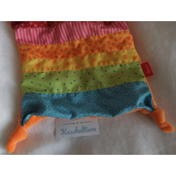 Sigikid - Schmusetuch - Hase Rainbow Rabbit - bunt, braun, orange -...