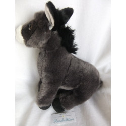 Teddy Hermann - Plüschtier -Esel - grau, weiß - ca. 25 cm hoch und ...