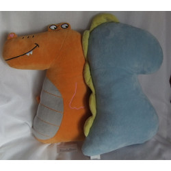 ZD Trading Niederlande - Action - zwei Dinos - Dino orange, grau un...
