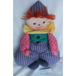 Sigikid - Stoffpuppe - Clown - bunt - ca. 35 cm groß