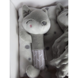 Carlo Baby - Geschenkeset - Schmusetuch, zwei Greiflinge und Babyde...