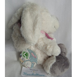 Nici - Plüschtier - Hase Linni mit Kapuze - wollweiß, rosa - ca. 25...