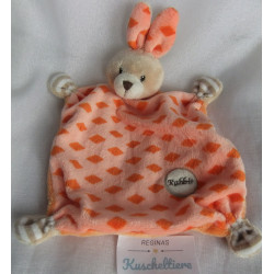 Kik - Ergee - Schmusetuch Hase - apricot, orange, braun - ca. 23 cm...