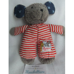Sigikid - Spieltier - Greifling Frottee/Stoff - Maus - grau, blau, ...