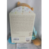 Nici - My first Nici - Schmusetuch - Bär You make me smile - hellblau, bunte Blumenmotive - ca. 25 cm lang
