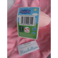 Sambro - Schmusetuch - Peppa Pig Wutz - rosa, bunt gestreift - ca. ...