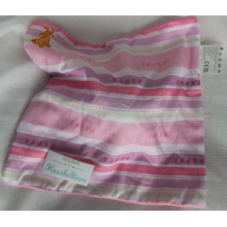 Sambro - Schmusetuch - Peppa Pig Wutz - rosa, bunt gestreift - ca. ...