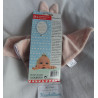Bambino - Knuffelpop NL - Schmusetuch - Hase - rosa, weiß - ca. 25 cm x 25 cm groß