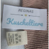 Ava & Yves - Schmusetuch - Frosch beige mit Punkten, altrosa - Schn...