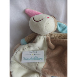 Baby Fehn - Schmusetuch - Esel Deluxe mit Schnullerhalter ohne Schal- ca. 33 cm lang - Schlenker