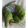 Ikea - Plüschtier - Fabler - Krokodil mit Baby - Grüntöne - ca. 160 cm groß - liegend - Glöckchen im Schwanz