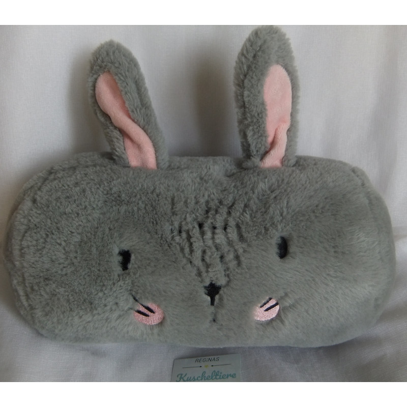 Hunkemöller - Plüschtier Kissen - Kaninchen grau, rosa - ca. 20 cm ...