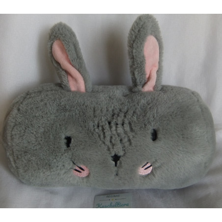 Hunkemöller - Plüschtier Kissen - Kaninchen grau, rosa - ca. 20 cm ...
