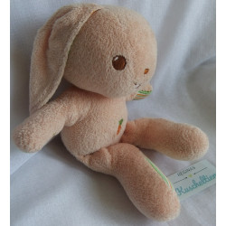 Steiff - Plüschtier - Hase Hannes - ohne Halstuch - orange, apricot, bunte Streifen - ca. 25 cm groß - Schlenker