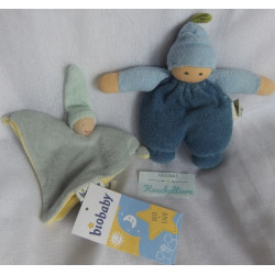 Nanchen - Bio Greifling Beerenkind Blaubeere und Schmusetuch Minipü...