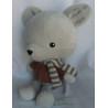 H&M Home - Plüschtier - Maus mit Jacke und Schal - weiß, gestreift,...