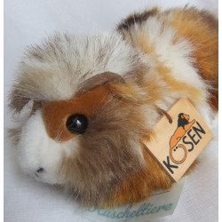Kösener Spielzeug Manufaktur GmbH - Plüschtier - Meerschweinchen - braun - ca. 17 cm groß - liegend