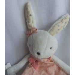 Ernstings Family - Topomini - Schmusetuch - Plüsch, Musselin - Hase und Beißelement - ca. 26 cm lang