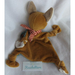 Sigikid - Schmusetuch - Fuchs Tiny braun, grün mit Motiven und Hals...