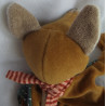 Sigikid - Schmusetuch - Fuchs Tiny braun, grün mit Motiven und Hals...