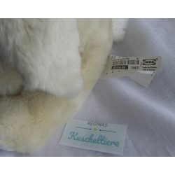 Ikea -Handpuppe - Kuscheltier - Hase -  weiß, creme - ca. 25 cm groß