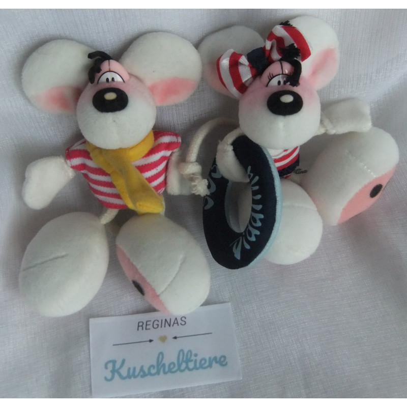 Depesche - Vintage zwei Schlüsselanhänger - Diddl Maus Mit