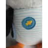 Nici - Plüschtier - Schlafmütze Pinguin Koosy - schwarz, hellblau g...