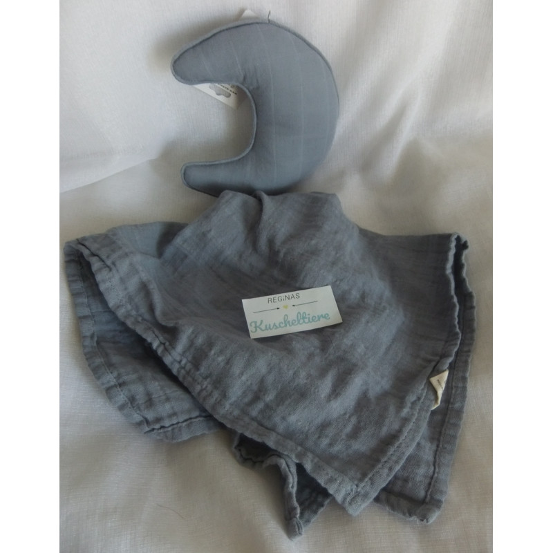 Mushi - Schmusetuch - Mond Lovey Moon - Roman green - ca. 50 cm lang