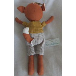 Fehn - Boutique Collection - DM - Spieltier - Fuchs - braun, senffarben, grau - ca. 30 cm groß - Schlenker