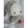 H&M - Plüschtier - Maus - grau, rosa, weiß - ca. 27 cm groß - Schle...