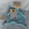 Kuniboo - Schmusetuch - Organic - Bär mit Halstuch - hellblau-weiß ...