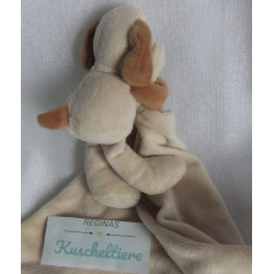 Inware GmbH - Inwolino - Schmusetuch Hund mit Schnuffeltuch - braun...
